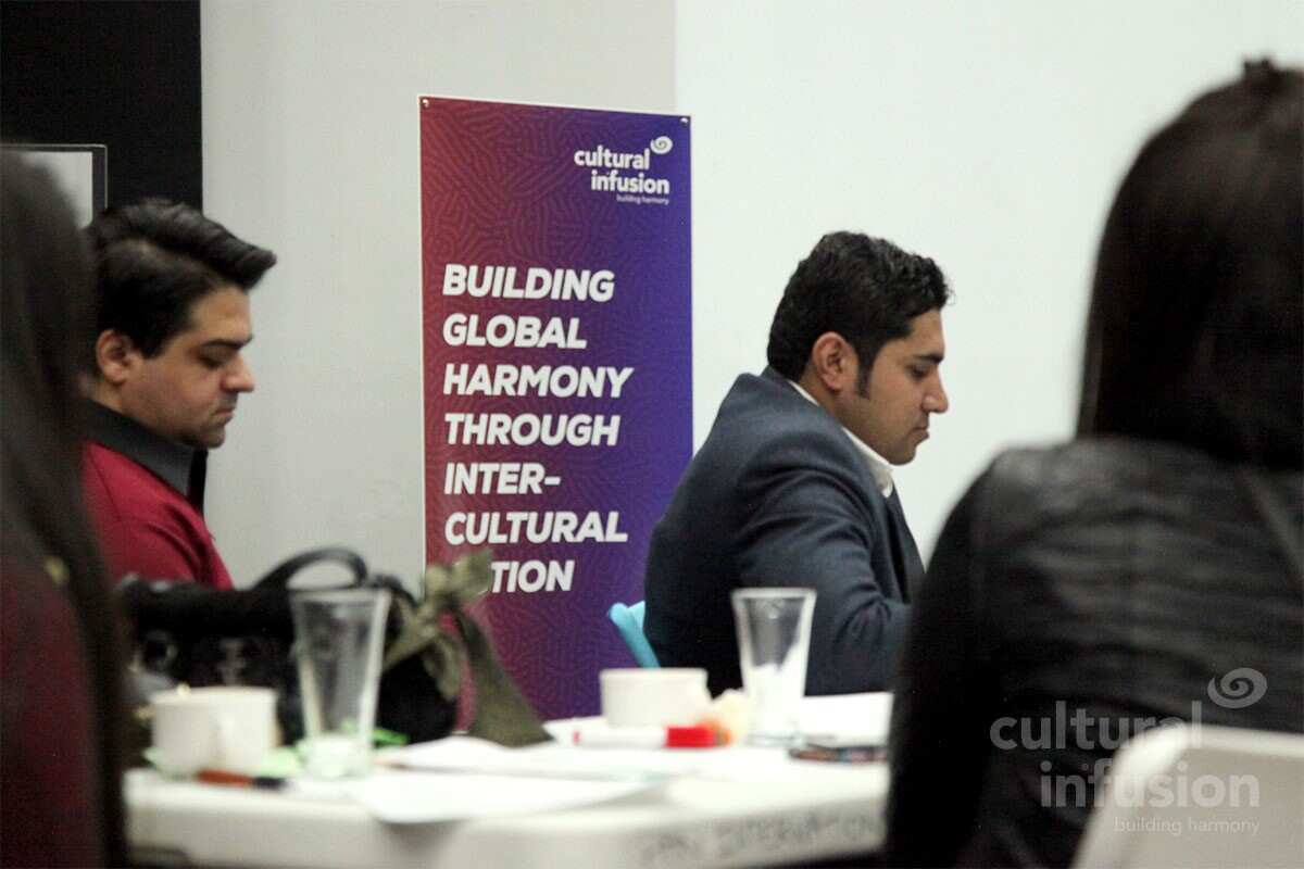 Rizwan Anwar Virk at the Cultural Infusion conference in Melbourne